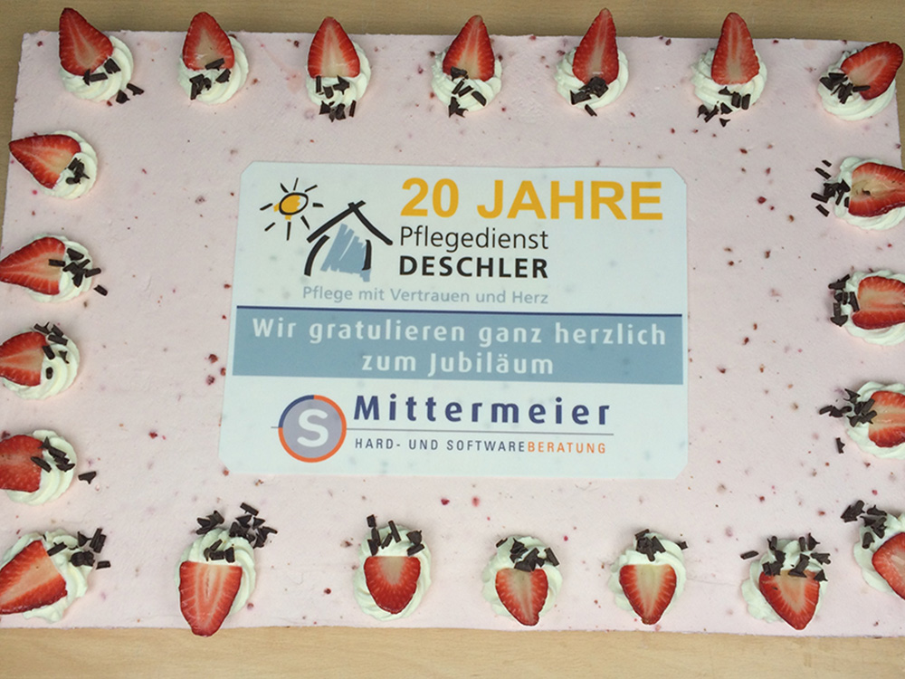 Torte zur Firmenfeier