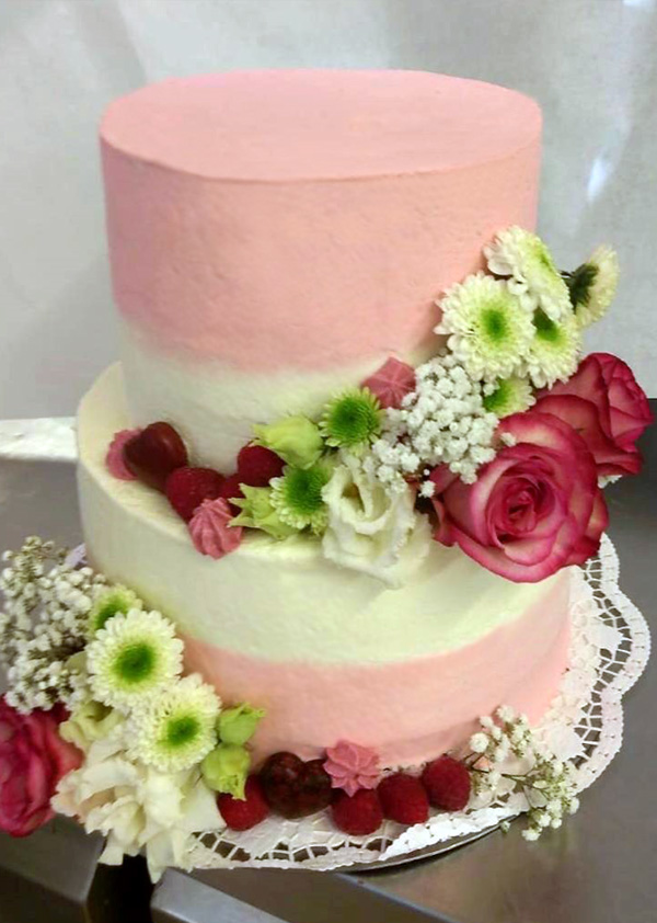 Torte zur Goldenen Hochzeit