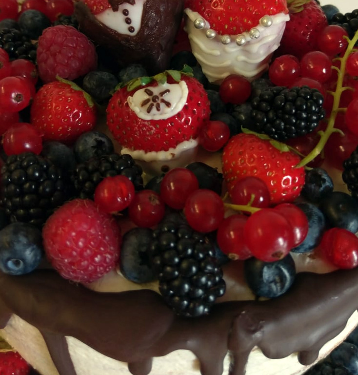 Torte zur Silberhochzeit