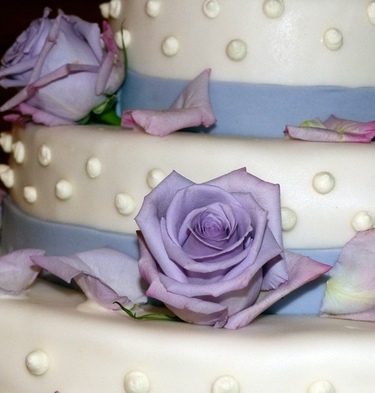 Torte zur Silberhochzeit