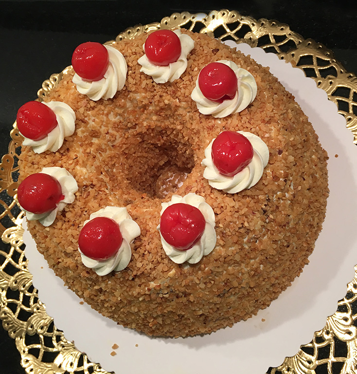 Torte zum Valentinstag